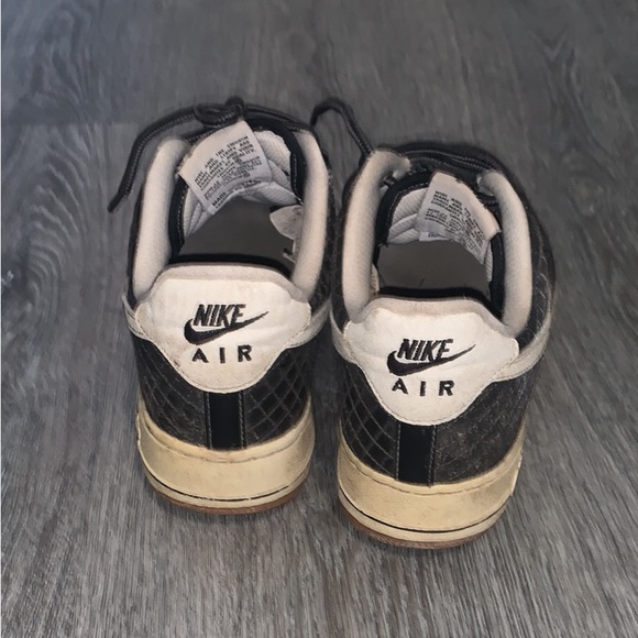 Nike Air Force Low 1 Black Diamond - Picture 3 of 4